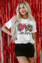 Love Like Jesus Graphic Print Crew Neck Tee