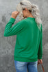 Lucky Chenille Patch Graphic Crew Neck Sweatshirt