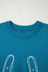 Lucky Horseshoe Graphic Crew Neck Sleeveless Sweater