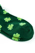Lucky Shamrock Print Soft Knit Crew Socks