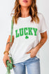 Lucky Varsity Graphic Rolled Cuff Jersey T-Shirt