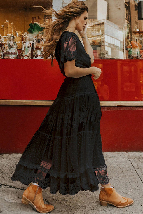 Luminous Dawn Lace Gown