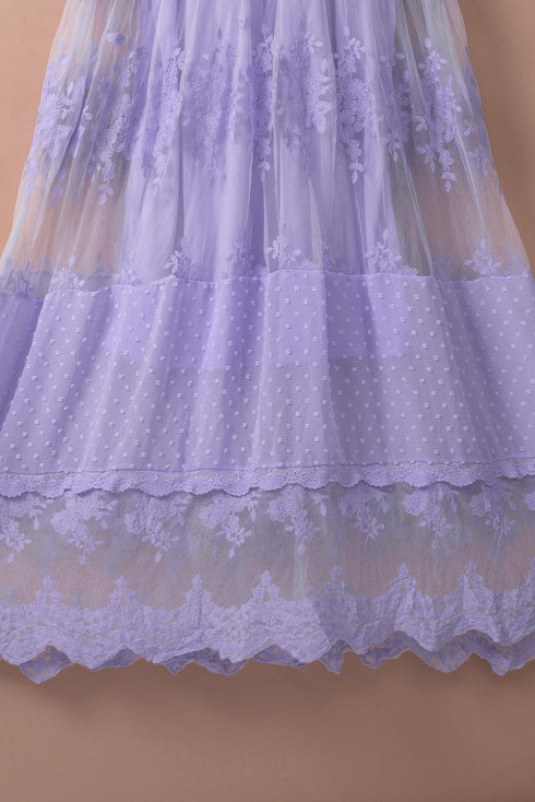 Luminous Dawn Lace Gown