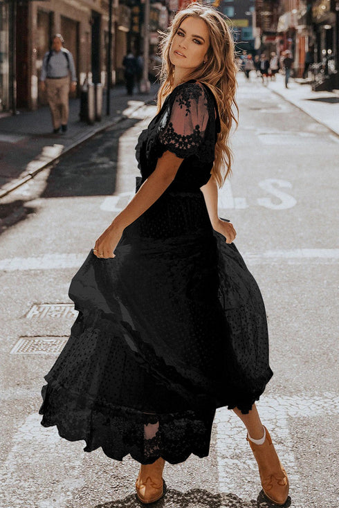 Luminous Dawn Lace Gown