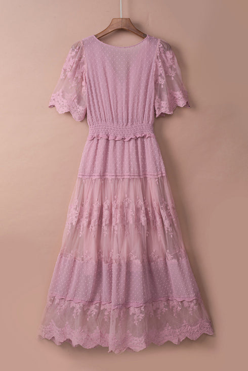 Luminous Dawn Lace Gown