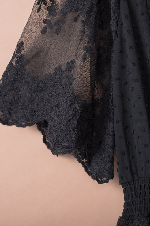 Luminous Dawn Lace Gown