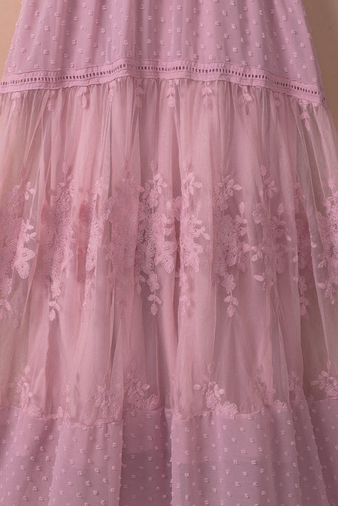 Luminous Dawn Lace Gown