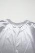 Luminous Metallic Sheen Crew Neck Satin Finish Shift Tank Top