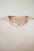 Lustrous High Neck Padded Shoulder Muscle Top