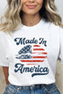 Made In America Lips Graphic Print Crew Neck Tee