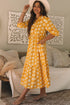 Magnolia Morning Floral Button-Down Collared Maxi Dress