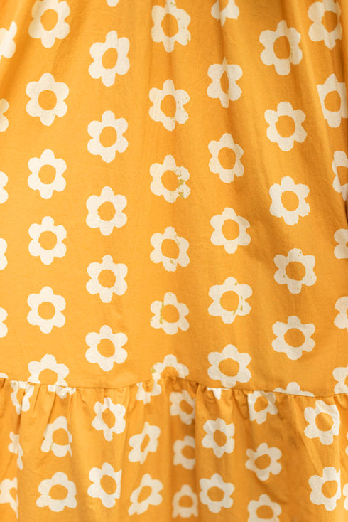 Magnolia Morning Floral Button-Down Collared Maxi Dress