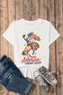 Make America Cowboy Again Patriotic Rodeo Graphic Tee Shirt