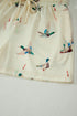 Mallard Duck Print Oversized Tee Drawstring Short Set