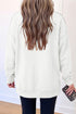 Mallard Floral Cross Print Mock Neck Pullover Sweatshirt
