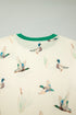 Mallard Printed Western Style Contrast Trim Short Set
