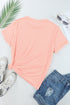 Mama Checkered Graphic Print Casual Short Sleeve Shirt