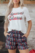Mama Claus Graphic Tee And Nutcracker Print Lounge Set