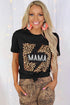 Mama Leopard Lightning Print Graphic T-Shirt