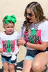 Mama Letter Graphic Brush Stroke Short Sleeve T Shirt