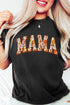 Mama Letter Graphic Crew Neck Short Sleeve T-Shirt