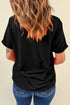 Mama Letter Graphic Crew Neck Short Sleeve T-Shirt