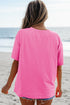 Mama Letter Graphic Crew Neck Short Sleeve Tee