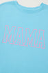 Mama Letter Graphic Crew Neck Short Sleeve Tee