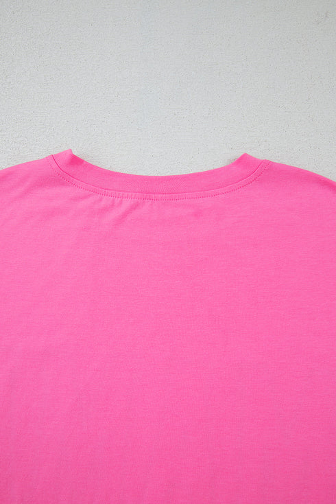 Mama Letter Graphic Crew Neck Short Sleeve Tee