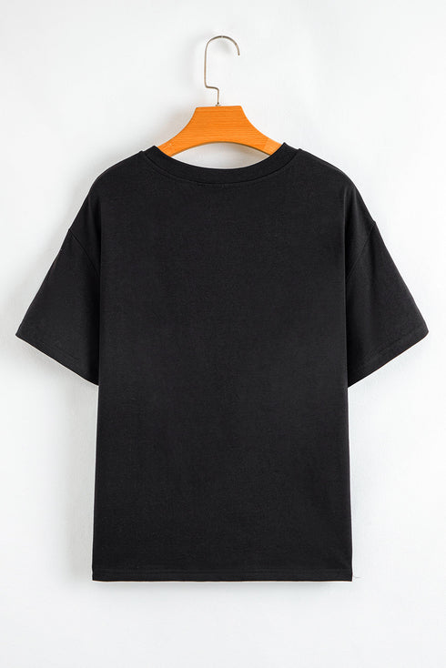 Mama Letter Graphic Crew Neck Short Sleeve Tee