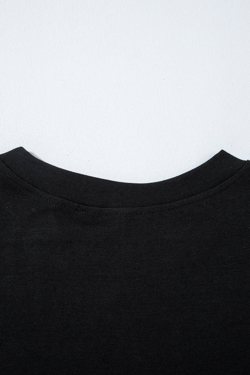Mama Letter Graphic Crew Neck Short Sleeve Tee