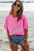 Mama Letter Graphic Crew Neck Short Sleeve Tee