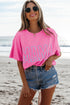 Mama Letter Graphic Crew Neck Short Sleeve Tee