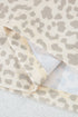 Mama Letter Graphic Leopard Print Rolled Cuff Tee