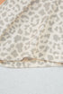 Mama Letter Graphic Leopard Print Rolled Cuff Tee