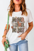 Mama Letter Print Graphic Short Sleeve Crew Neck Shirt