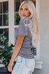 Mama Script Graphic Print Short Sleeve Crew Neck T-Shirt