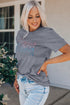 Mama Script Graphic Print Short Sleeve Crew Neck T-Shirt