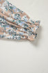 Maple Grove Floral Smocked Puff Sleeve Long Dress