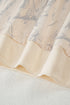 Marble Print Mock Neck Velour Pullover Sweatshirt