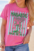 Margaritas Made Me Do It Striped Graphic Tee