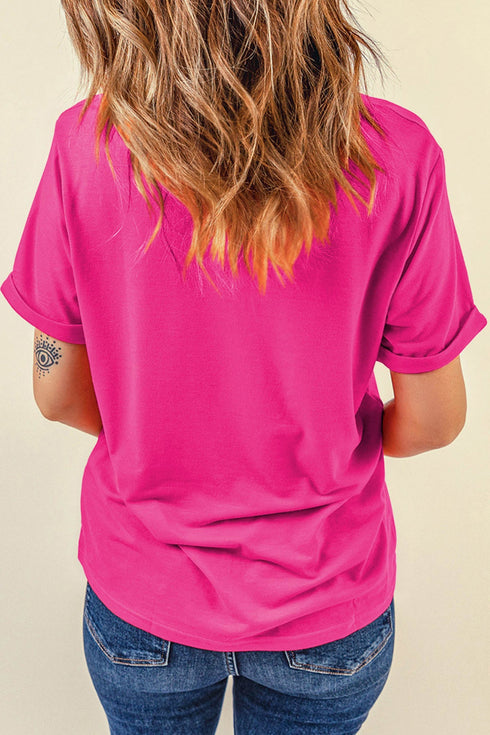 Margaritas Made Me Do It Striped Graphic Tee