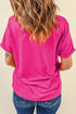 Margaritas Made Me Do It Striped Graphic Tee