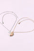 Matching Magnetic Heart Alloy Pendant Necklace Set