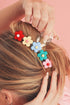 Matte Finish Acrylic Flower Petal Hair Claw Clip