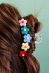 Matte Finish Acrylic Flower Petal Hair Claw Clip