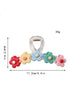 Matte Finish Acrylic Flower Petal Hair Claw Clip