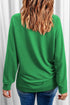 Merry And Bright Statement Script Graphic Pullover Sweatshirt