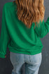 Merry Bow Graphic Crew Neck Pullover Sweatshirt
