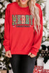 Merry Christmas Script Bold Graphic Sweatshirt
